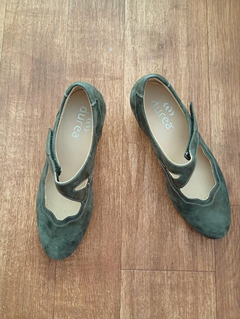 Nieuwe DUREA leren schoenen, maar 37, Kleding | Dames, Schoenen, Ophalen of Verzenden, Nieuw, Zwart