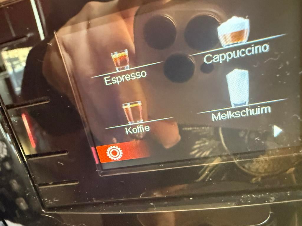 Jura E6 Koffiemachine - Bonen - Zwart, Stoompijpje, Koffiemachine, Zo goed als nieuw, Koffiebonen
