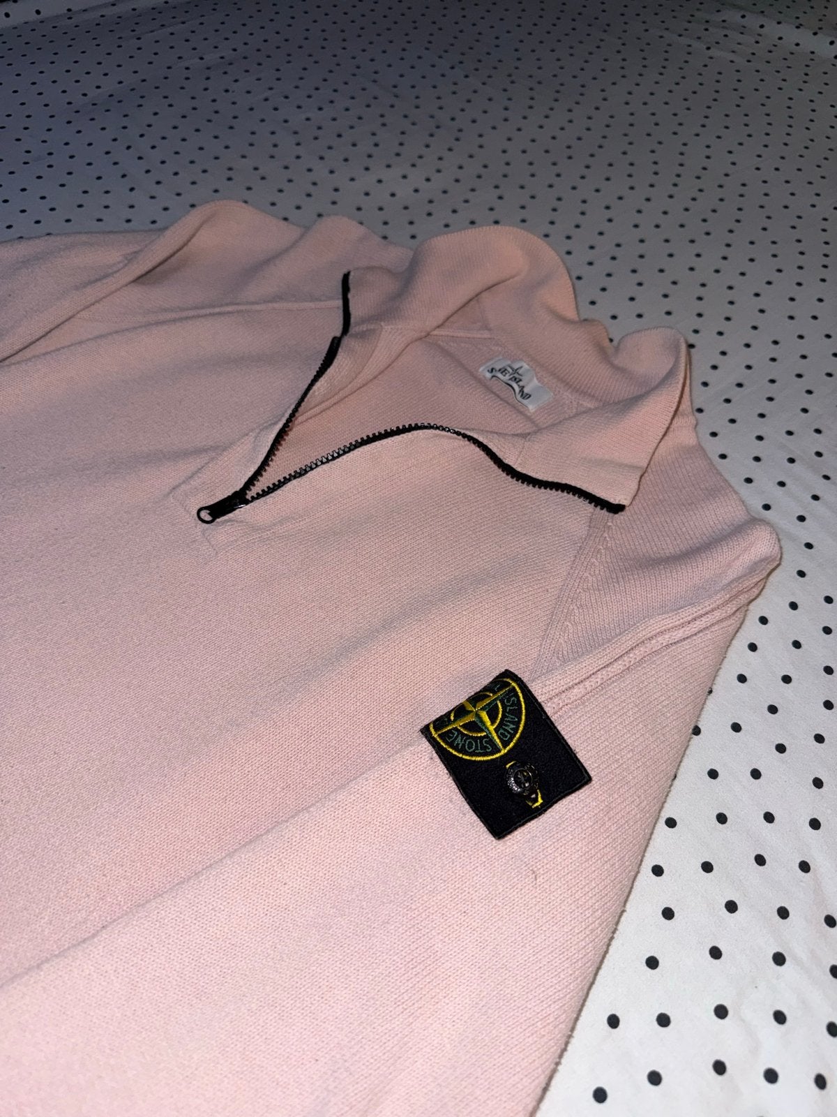 Stone Island Zip - Maat M, Kleding | Heren, Truien en Vesten, Ophalen of Verzenden, Zo goed als nieuw, Maat 48/50 (M), Roze