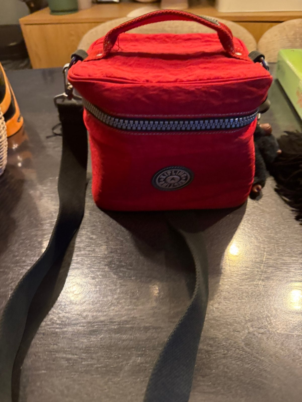 kipling toilettas, Sieraden, Tassen en Uiterlijk, Toilettassen, Ophalen, Gebruikt, Rood, Heer of Dame