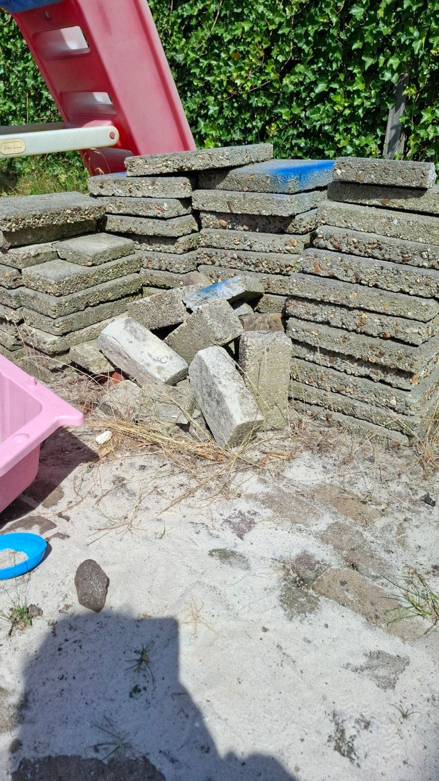 Gratis af te halen: Gebruikte betontegels, Gebruikt, Ophalen of Verzenden, Minder dan 5 m², Beton