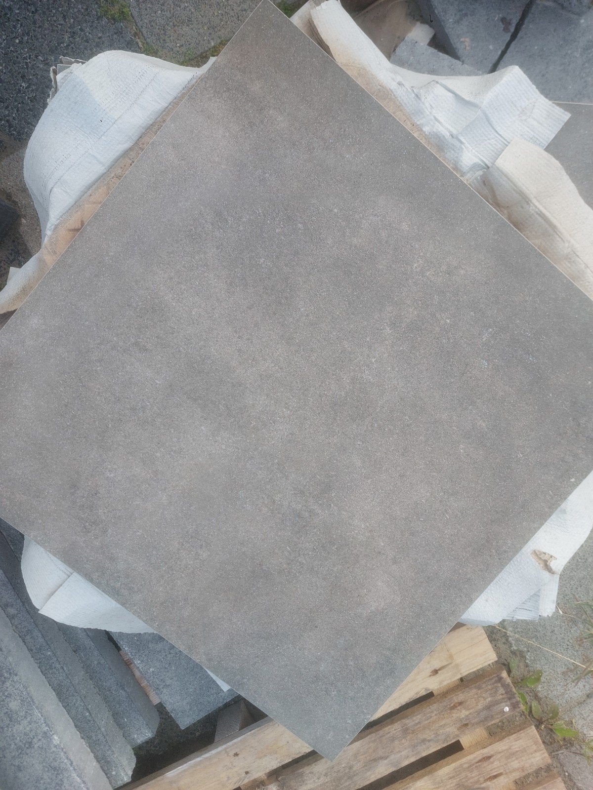 3x 60x60x3 keramische tegel tabacco, Tuin en Terras, Ophalen, Nieuw, Keramiek, Terrastegels