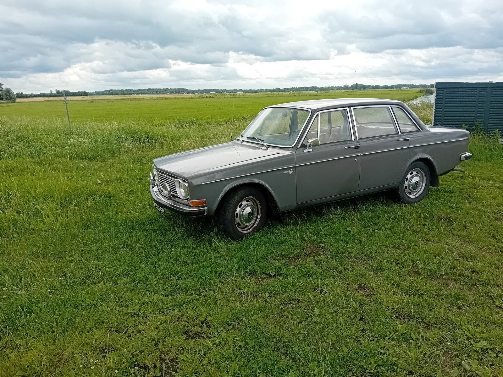 Volvo 144S 1968 Grijs, Auto's, Achterwielaandrijving, Particulier, 1150 kg, Beige