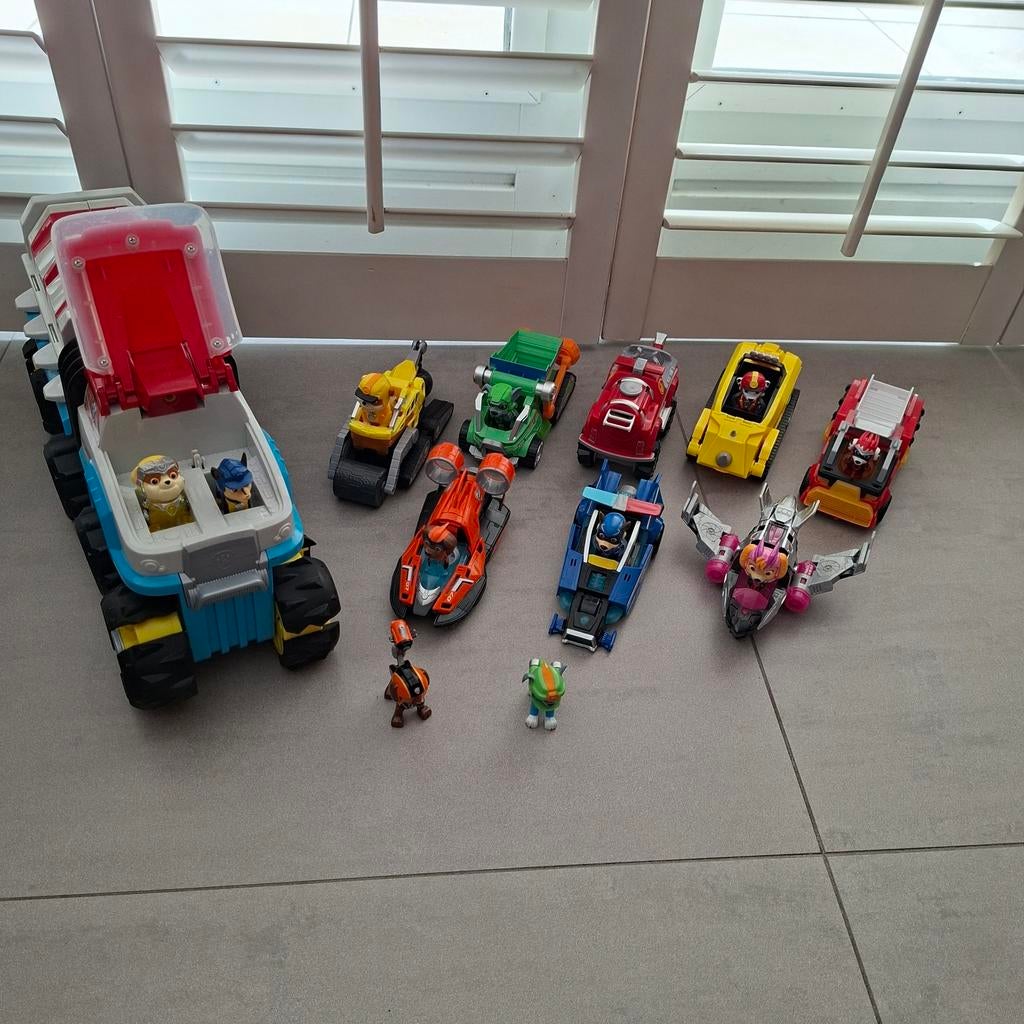 PAW Patrol Groot Speelset met Lichtjes, Geluid en Voertuigen, Ophalen of Verzenden, Gebruikt, Jongen of Meisje