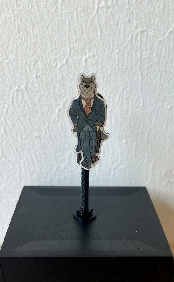 Efteling Pin Wolf Sprookjesbos - Zeldzaam verzamelobject, Efteling, Ophalen of Verzenden, Zo goed als nieuw, Button of Speldje