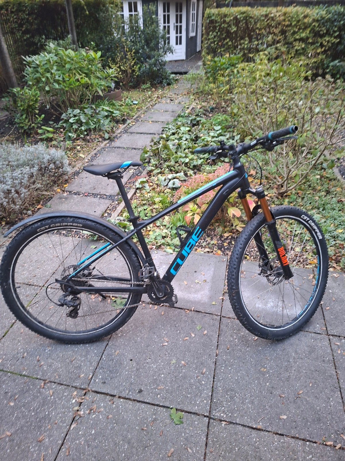 cube aim blauw zwart 29 inch frame size M, Fietsen en Brommers, 24 inch of meer, Gebruikt, Aluminium, Ophalen of Verzenden