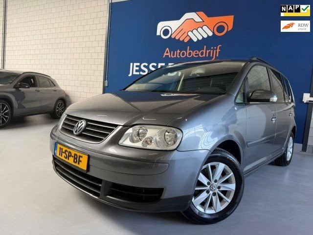 Volkswagen Touran 1.6-16V FSI Business / bj.2006 / kleur: gr, Auto's, Stof, Gebruikt, 116 pk, Origineel Nederlands