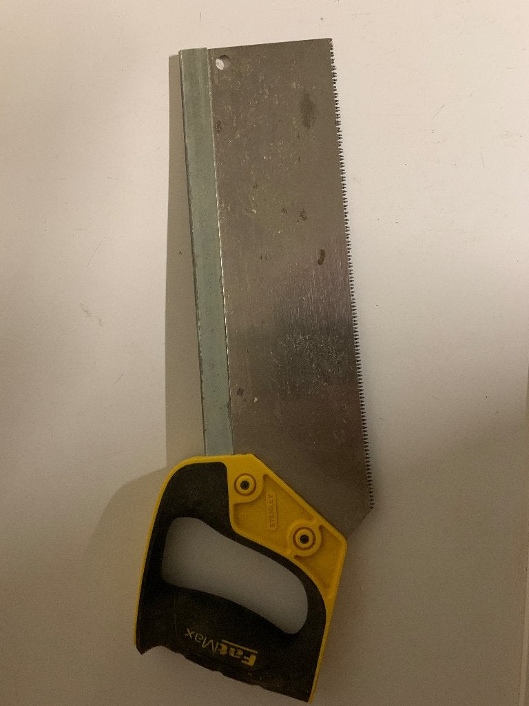 handzaag afkant, fijne vertanding, Tuin en Terras, Ophalen of Verzenden, Zo goed als nieuw, Sleufzaag