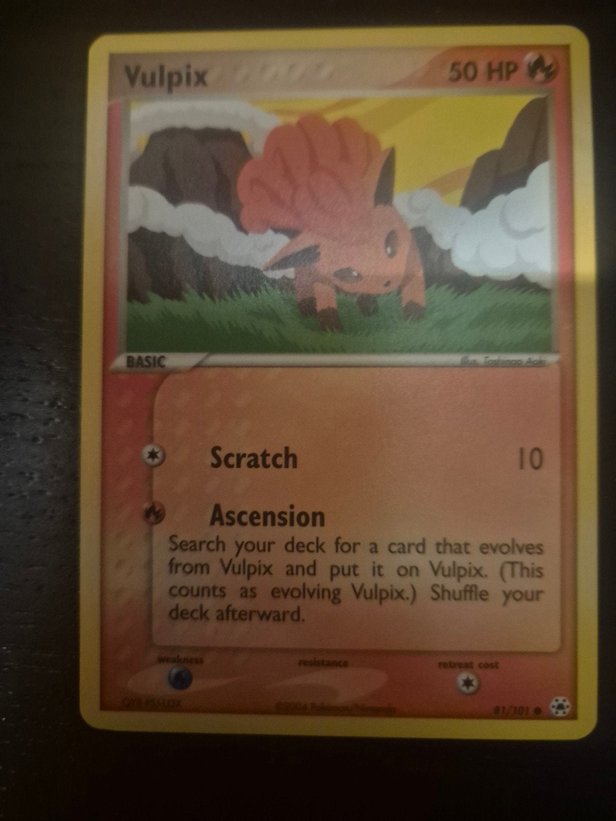 Vulpix 81/101, Ophalen of Verzenden, Zo goed als nieuw