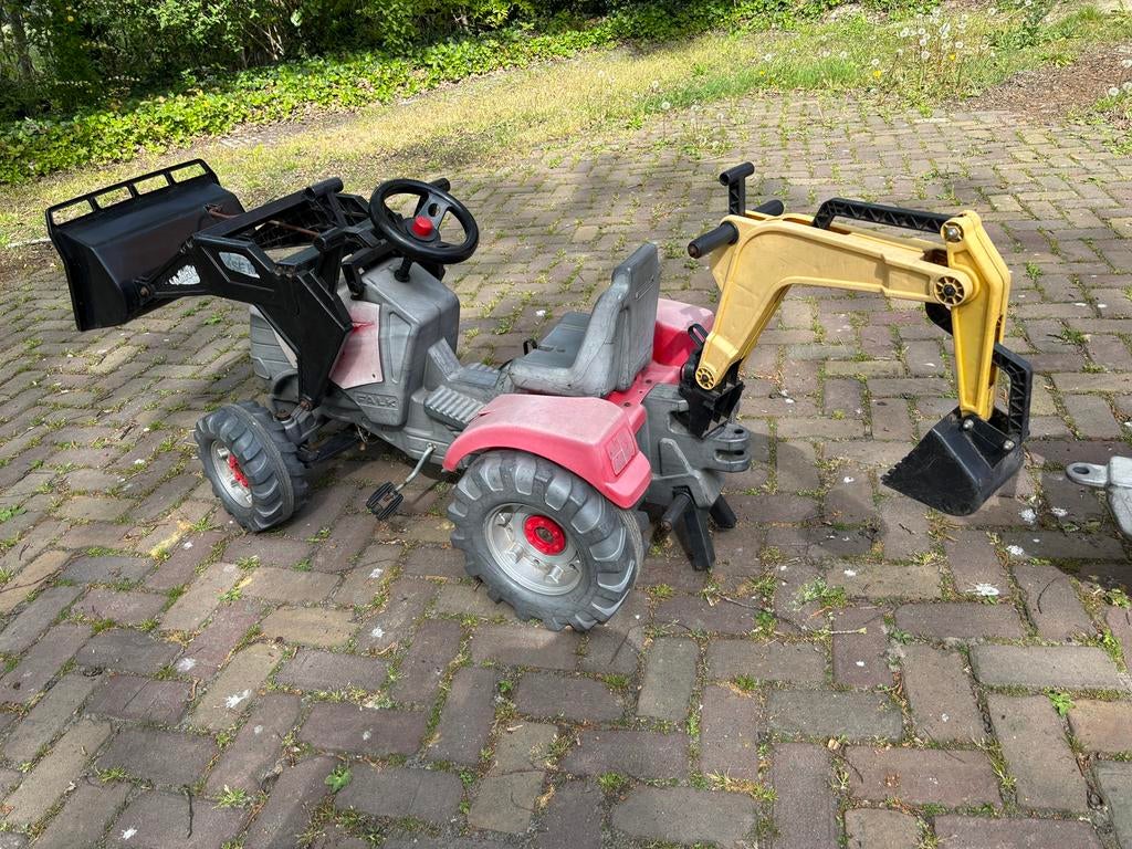 Traptractor met kraantje (Case), Ophalen, Gebruikt, Trapvoertuig