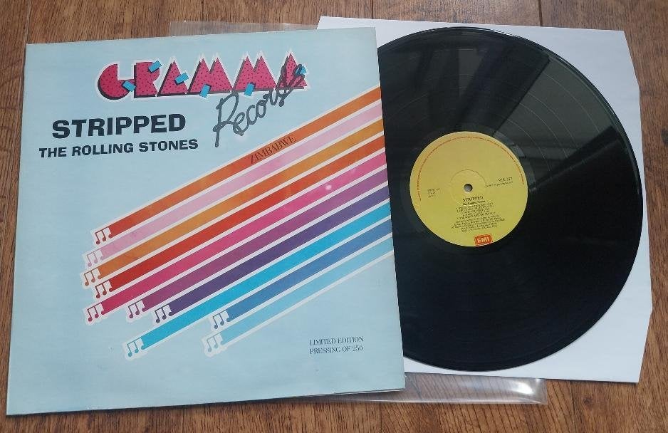 The Rolling Stones Stripped Zimbabwe LP Album 1995., LP, Inclusief binnenhoes, Ophalen of Verzenden, 12 inch