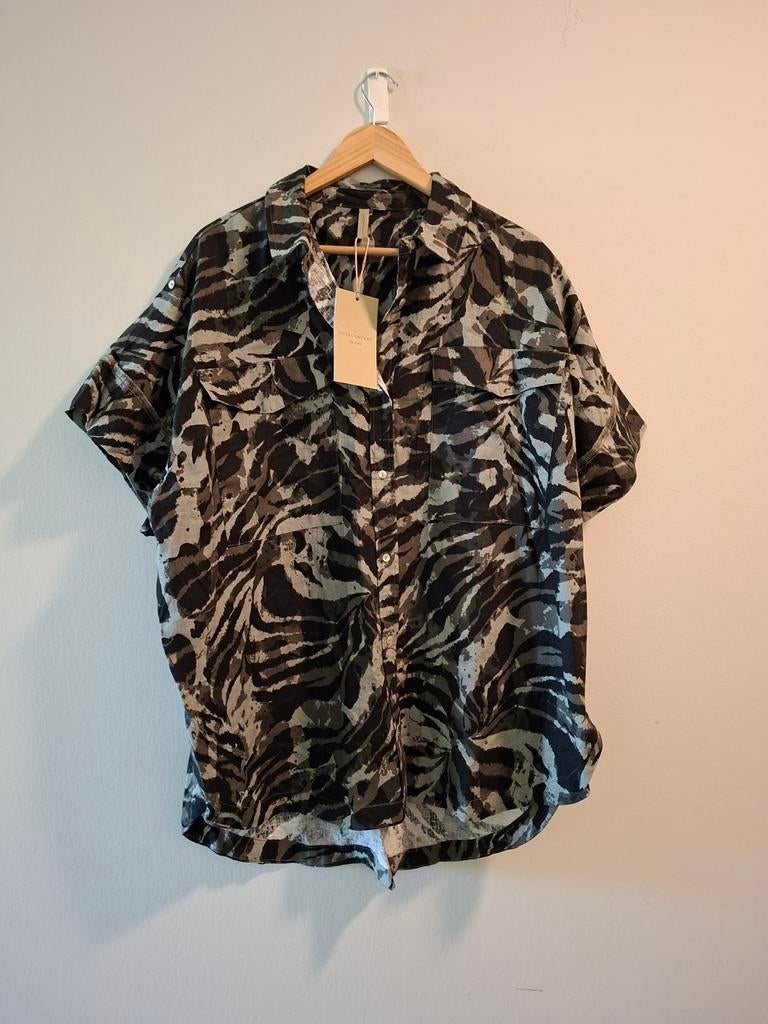 Nieuwe Soya Concept linnen blouse XL met prijskaartje, Ophalen of Verzenden, Nieuw, Maat 46/48 (XL) of groter