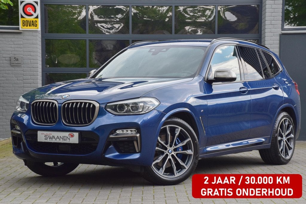 BMW X3 M40i xDrive High Executive ACC | Head up | Trekhaak e, Auto's, BMW, 12 maanden, Gebruikt, Euro 6, Blauw