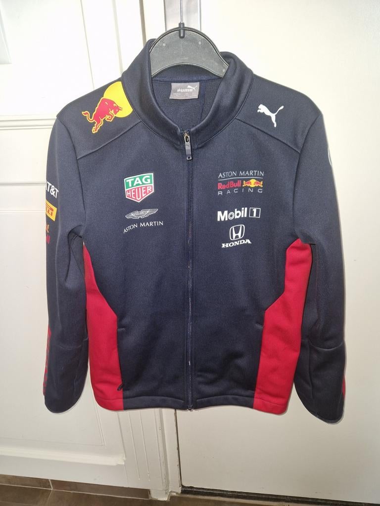 Red Bull Racing Softshell Jasje Maat 140 Max Verstappen, Red Bull Racing, Ophalen of Verzenden, Zo goed als nieuw, Jongen