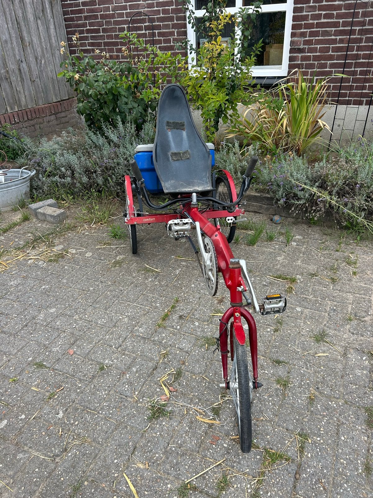 Usva comfort driewiel ligfiets - Comfortabel en stabiel, Ophalen, Gebruikt, Velgrem