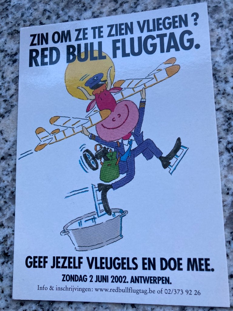 Kaart Red Bull Flugtag, Ophalen of Verzenden, 1980 tot heden, Overige thema's