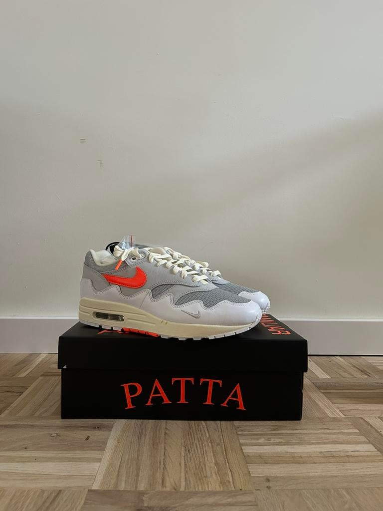 Nike Air Max 1 Patta Waves, Wit, Nieuw, Ophalen of Verzenden, Sneakers of Gympen
