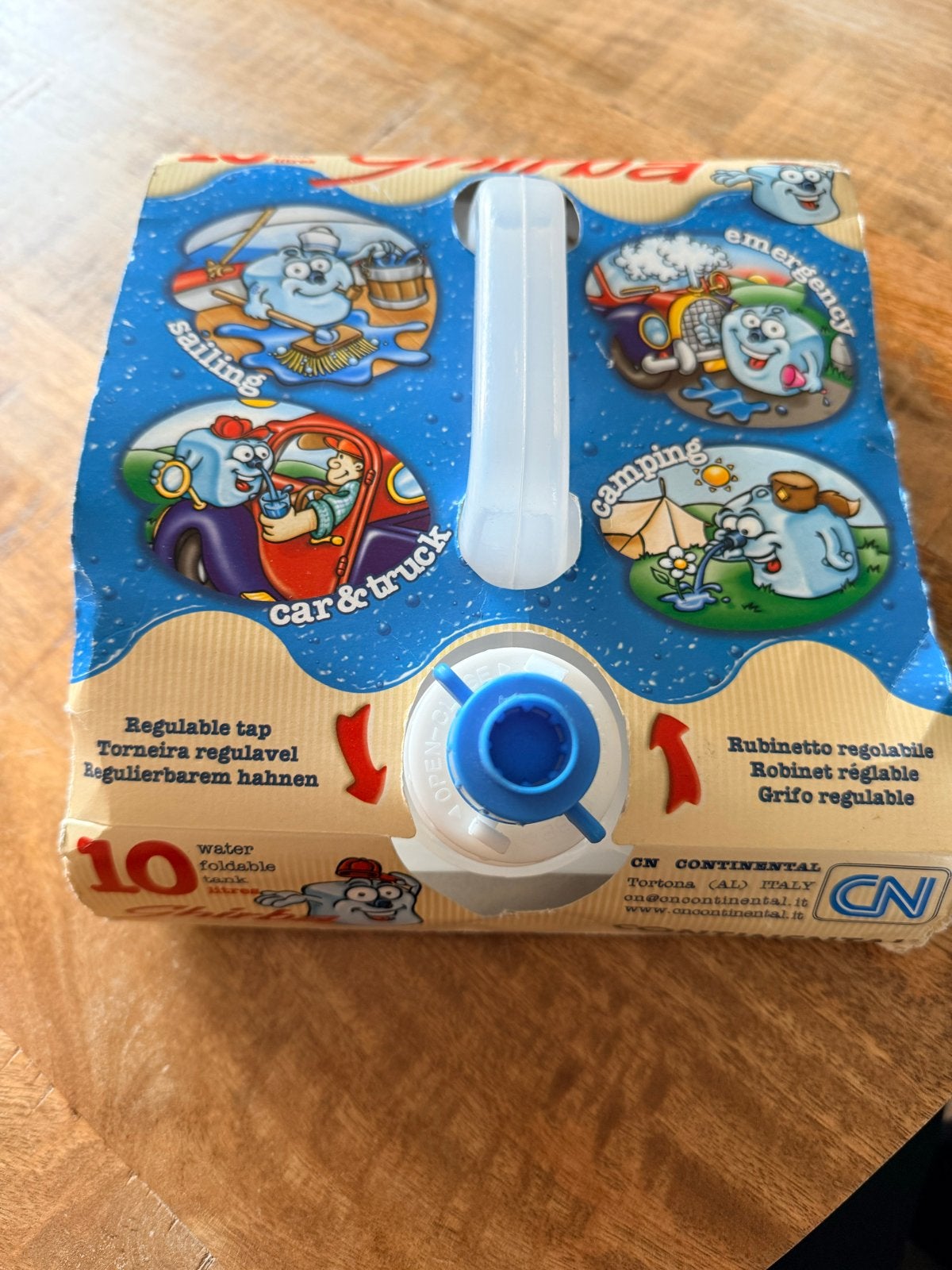 Nieuwe Ghirba opvouwbare watertank 10 liter met kraan, Ophalen, Nieuw