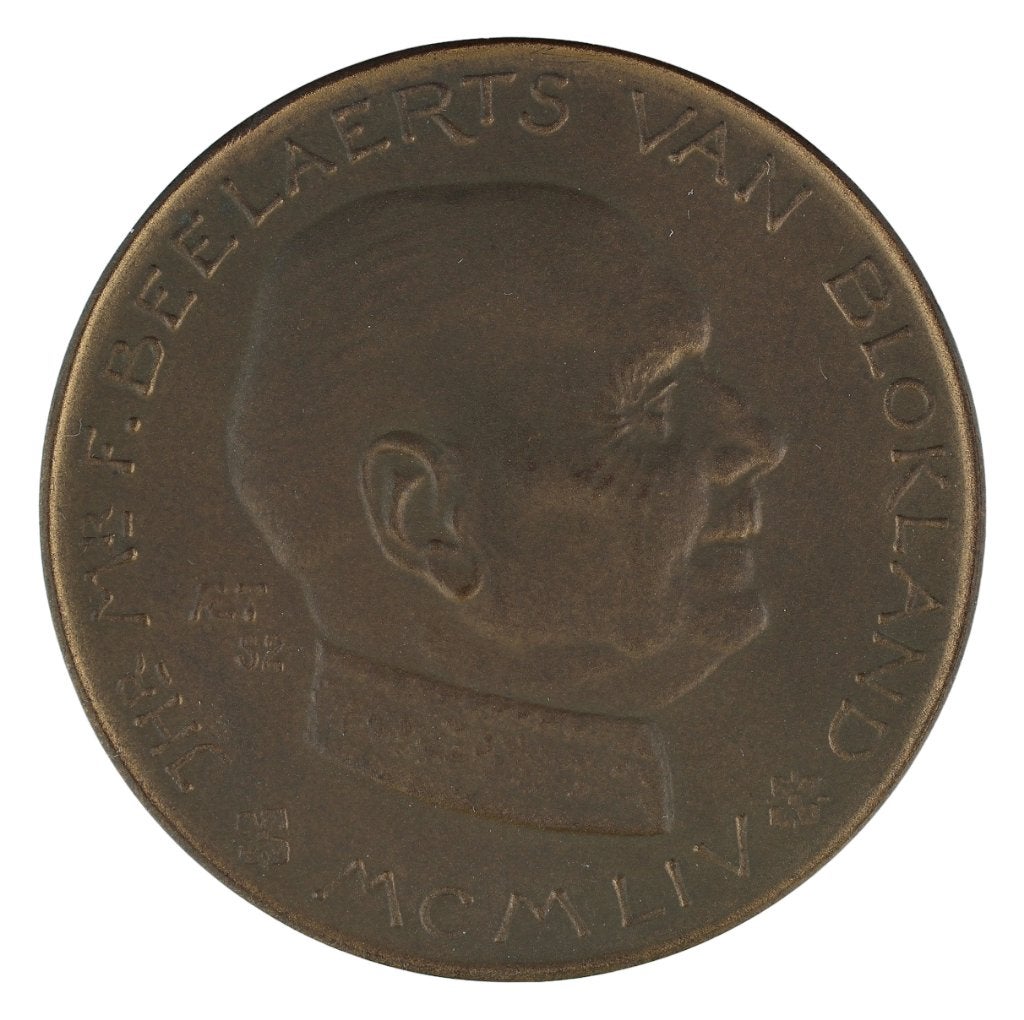 Dubbel VPK 1954 L.O. Wenckebach : Beelaerts van Blokland, Verzenden, Brons, Nederland