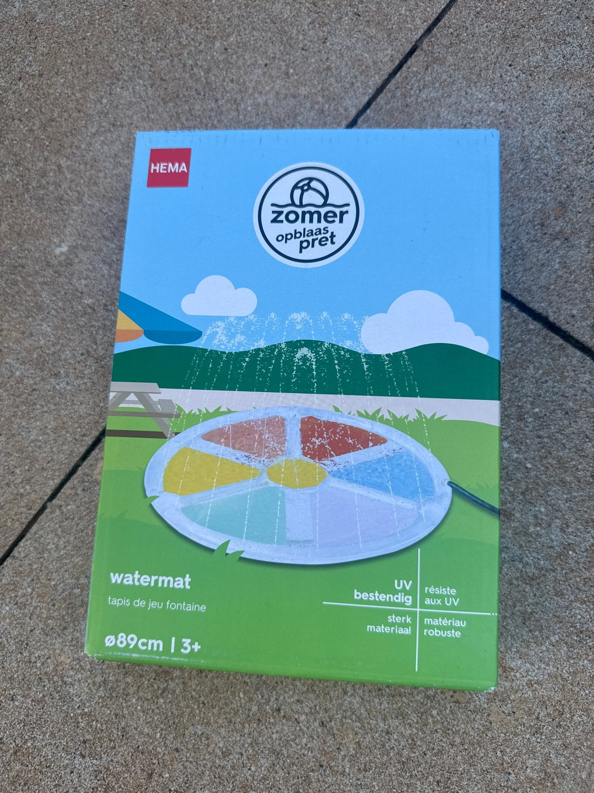 Hema Zomer Opblaas Pret Watermat Ø89cm, Kinderen en Baby's, Speelgoed | Buiten | Los speelgoed, Ophalen of Verzenden, Nieuw