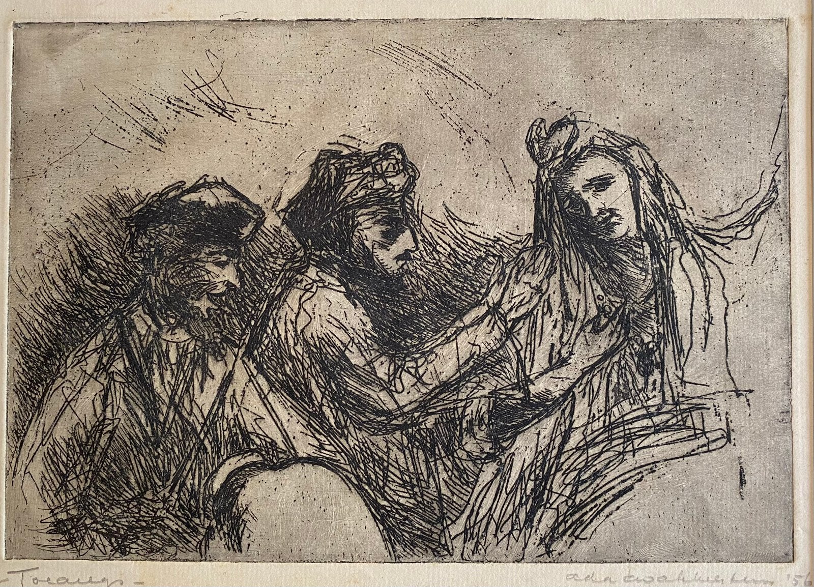Ets Toearags, Antiek en Kunst, Ophalen of Verzenden