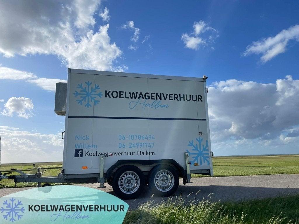 Koelwagen / koelaanhanger te huur, Hobby en Vrije tijd, Feestartikelen | Verhuur, Ophalen of Verzenden, Zo goed als nieuw, Overige