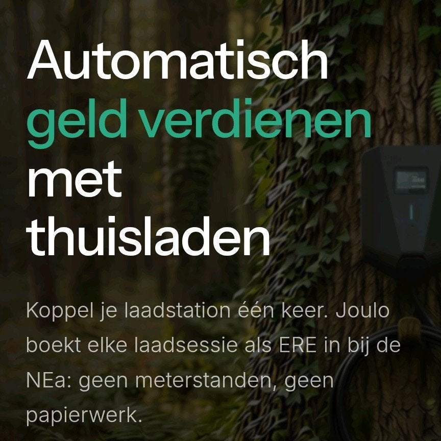 Joulo Code - 1% korting (GKM2YX), Ophalen, Nieuw, Laadpaal