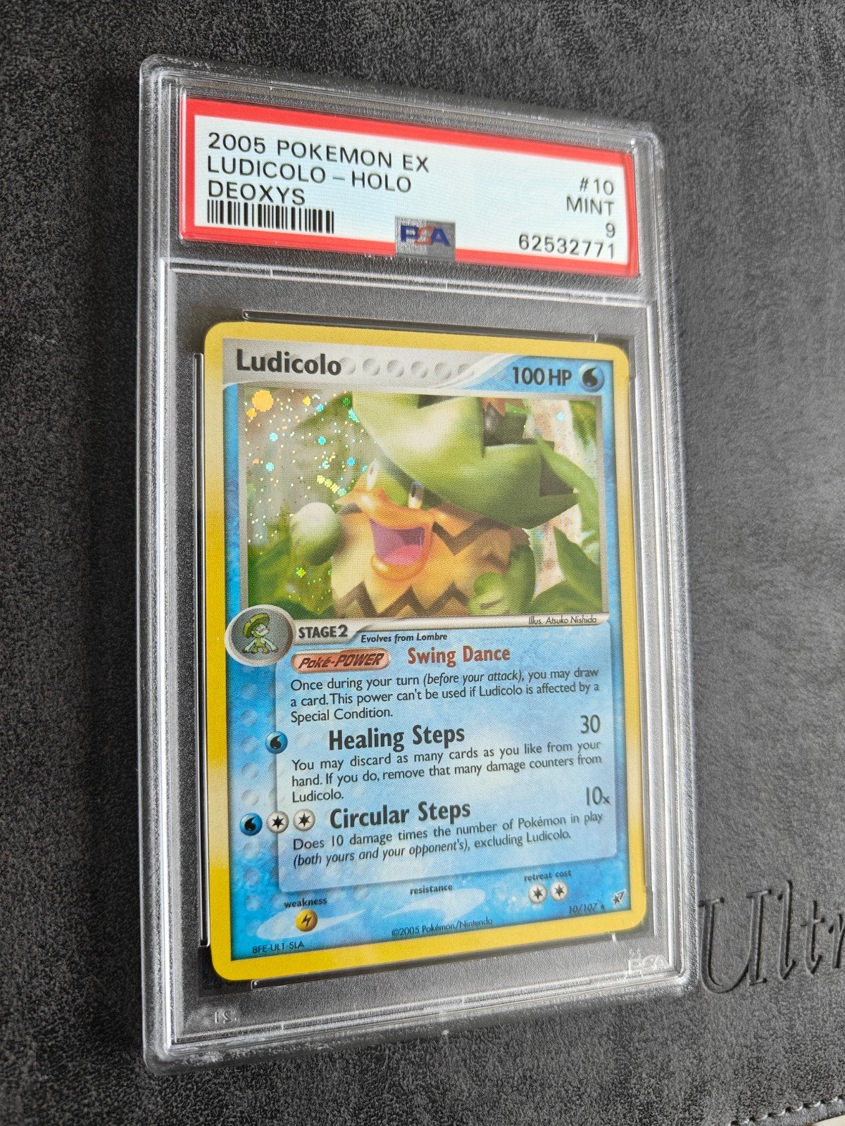 Ludicolo Holo EX Deoxys PSA 9, Ophalen of Verzenden