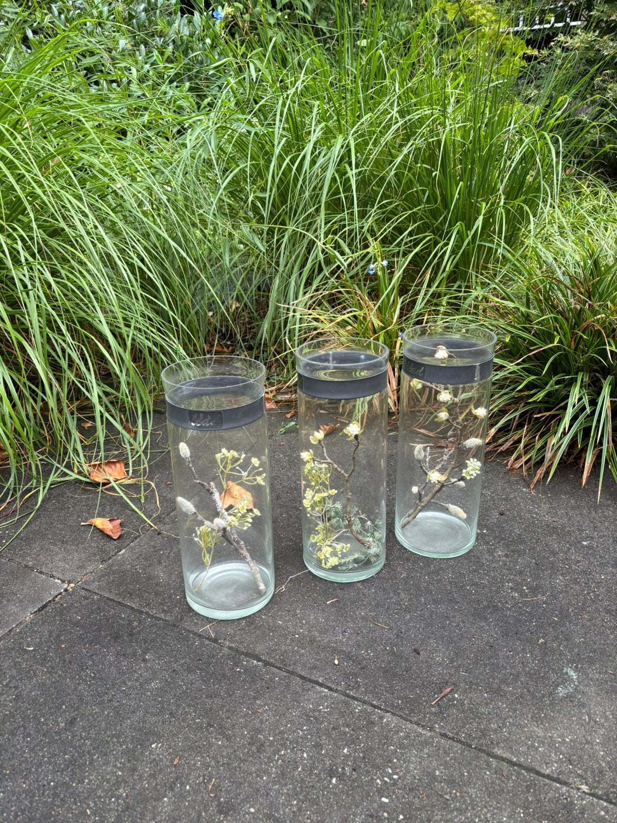 Drie mooie vazen, Ophalen, Zo goed als nieuw, Glas