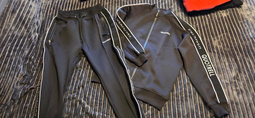 Trainingspak Quotrell, Kleding | Heren, Zwart, Ophalen of Verzenden, Zo goed als nieuw, Quotrell