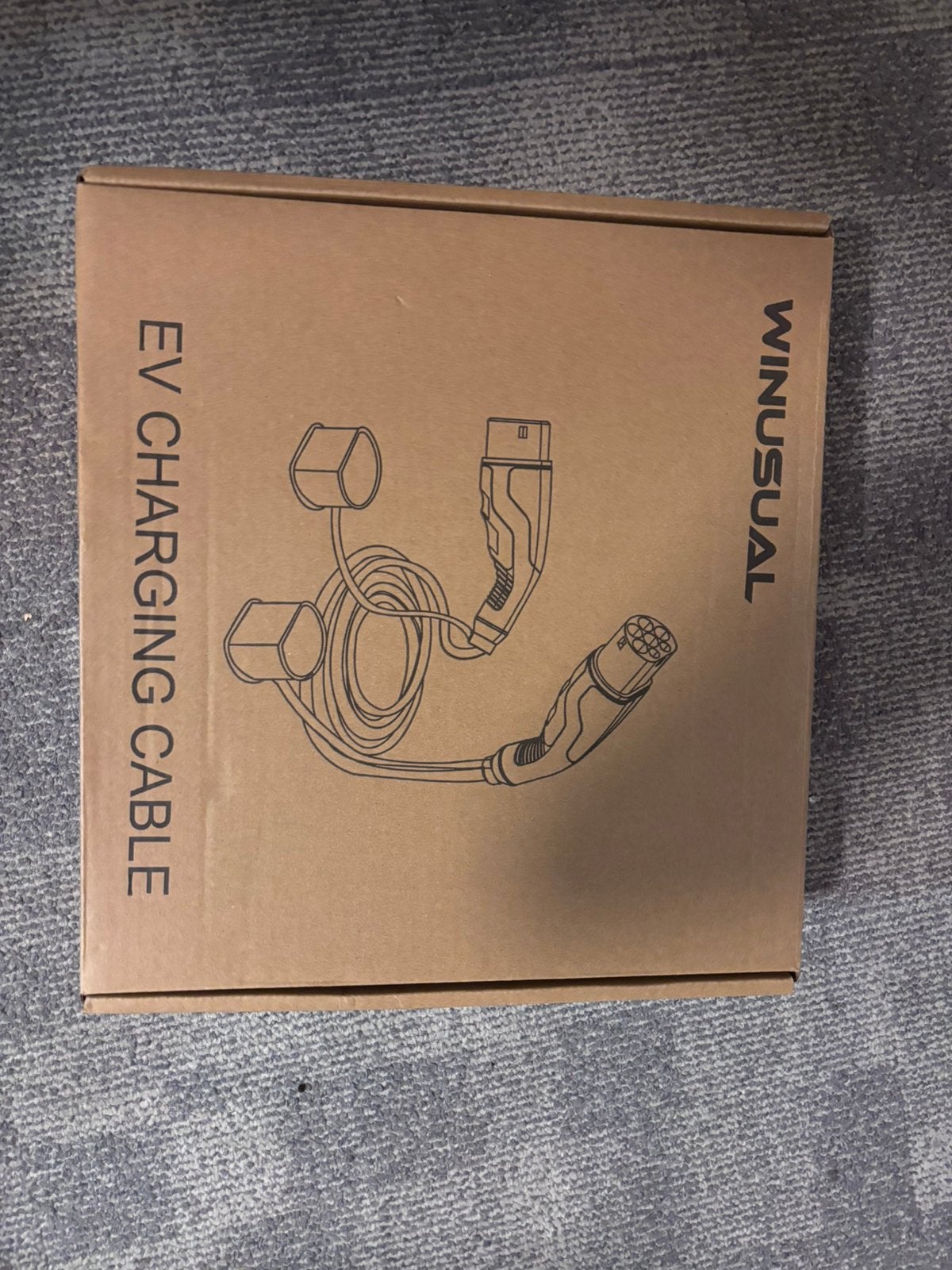 Winusual EV laadkabel – Type 2 naar stopcontact (EU stekker), Ophalen of Verzenden, Nieuw