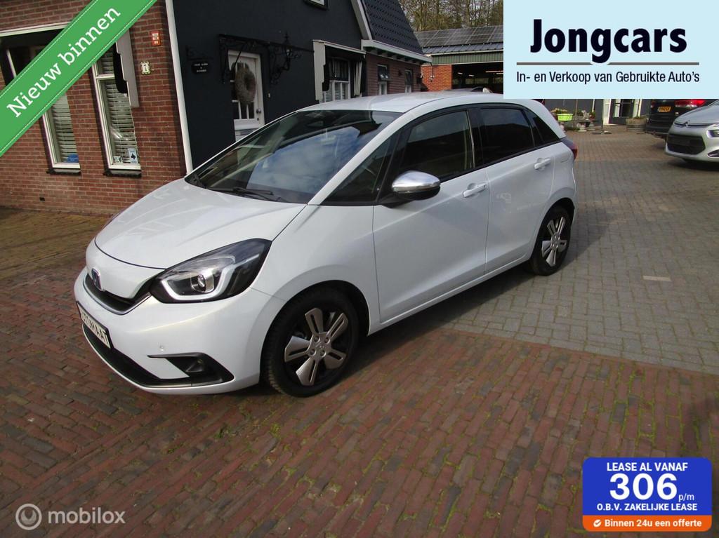 Honda Jazz 1.5 e:HEV Executive 2021 50.000km, Auto's, Honda, Euro 6, Wit, 98 pk, Bedrijf