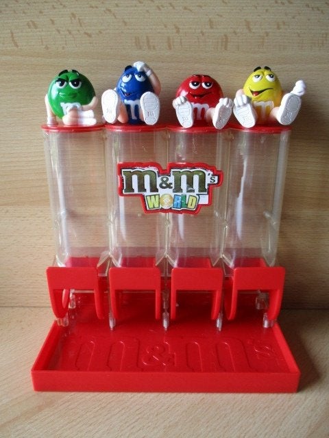 M&M's Mars Colorworks Snoepdispenser  M&M's World  24cm, Ophalen of Verzenden, Gebruikt