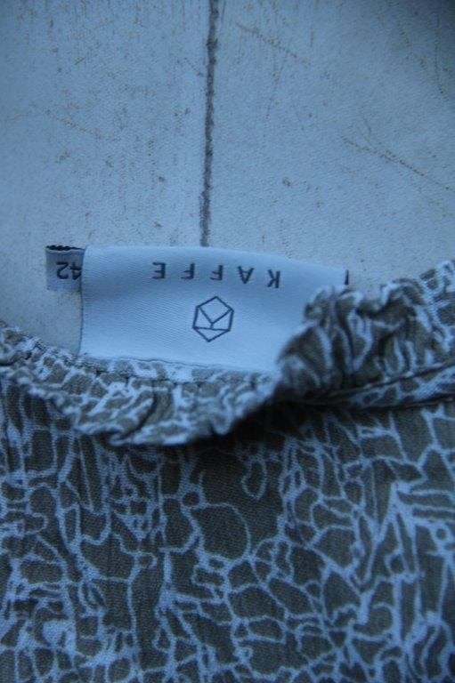 Tuniek bruin/ creme Kaffe mt 42 Vaste prijs AANBIEDING, Bruin, Kaffe, Maat 42/44 (L), Ophalen of Verzenden