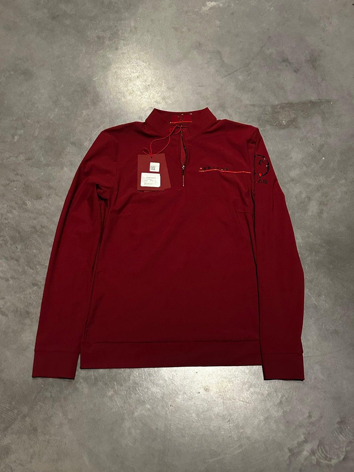Vestrum LAB Lyra Trainingstop Ruby Red Maat L, Verzenden, Maat 42/44 (L), Nieuw, Lange mouw