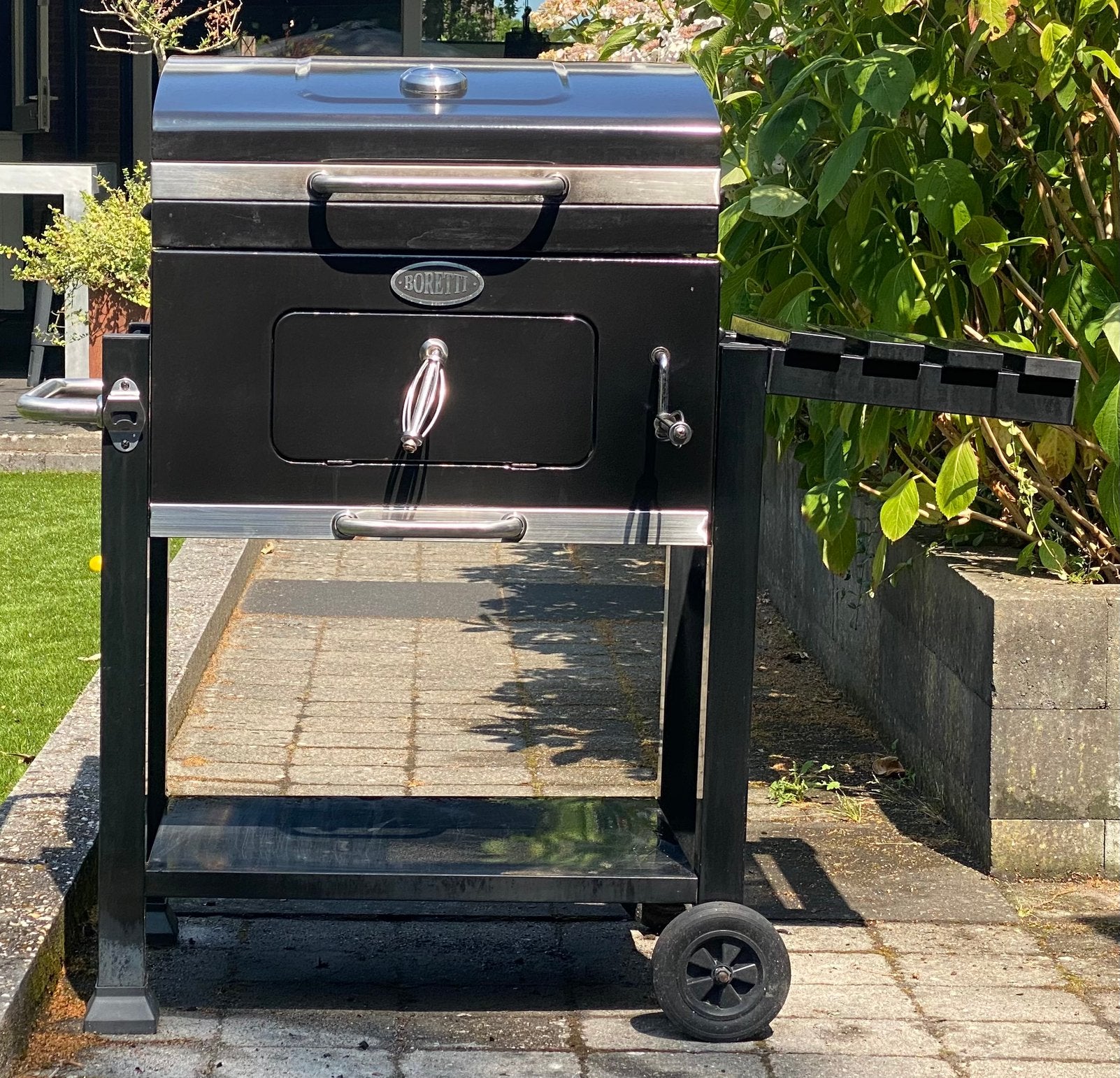 Boretti bbq houtskool, Tuin en Terras, Houtskoolbarbecues, Ophalen, Gebruikt