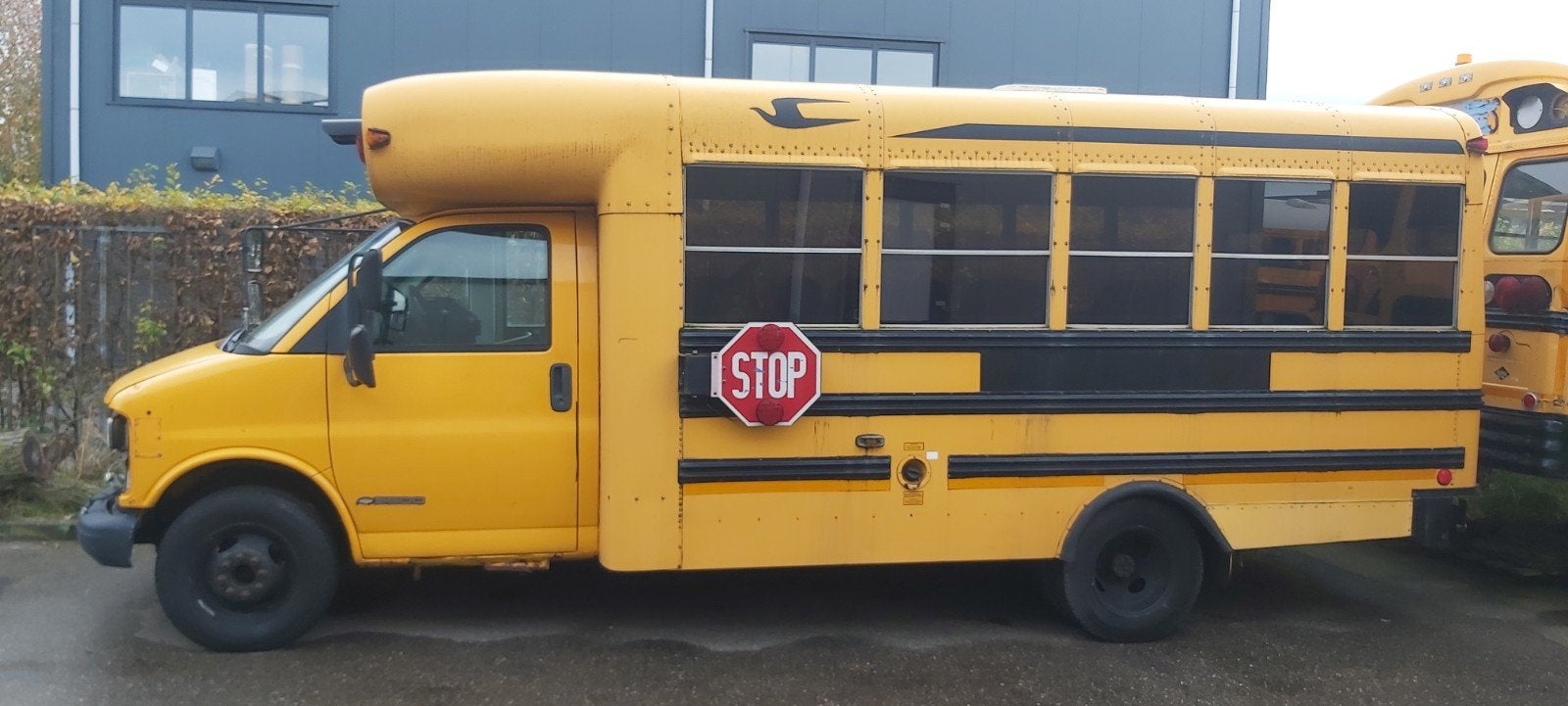 AMERIKAANSE SCHOOLBUS CHEVROLET, Ophalen