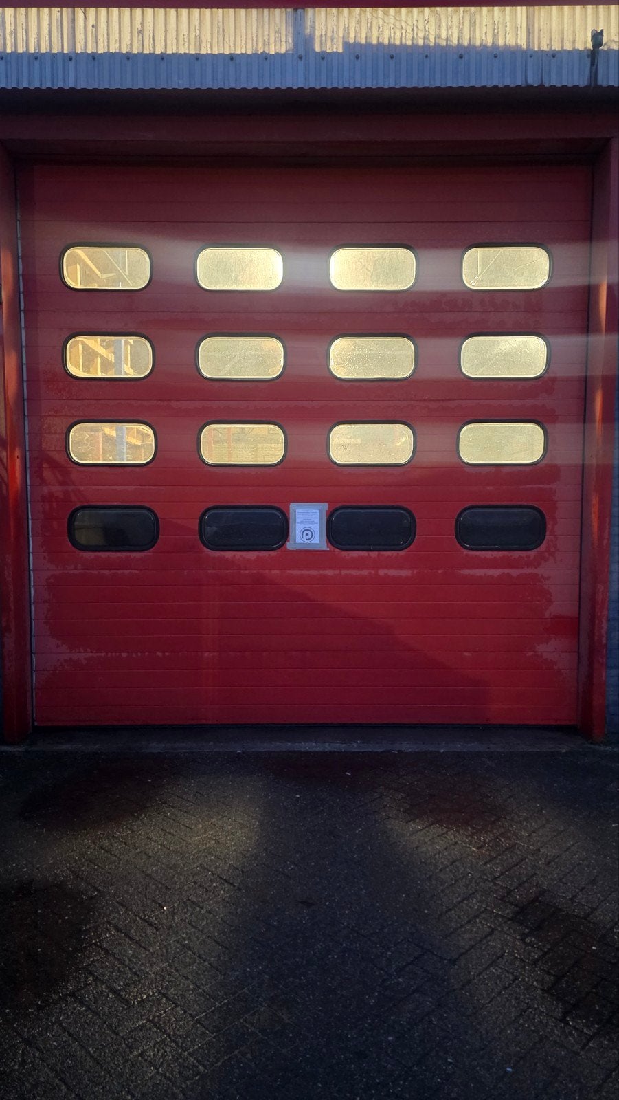 4000 x 4100 Alsta overheaddeur roldeur garagedeur, Ophalen, Gebruikt, Garagedeur, Vouwdeur