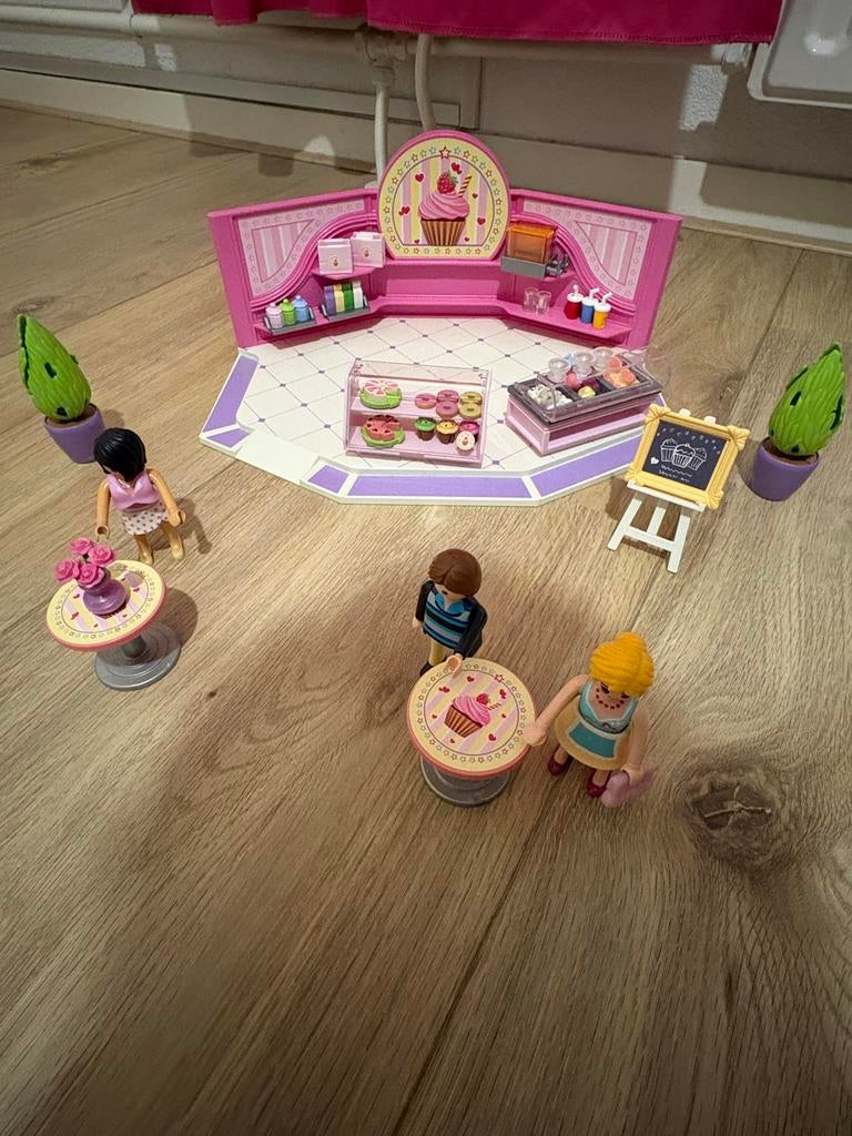 Playmobil 9080 Cupcake Winkel - Zo Goed als Nieuw, Ophalen of Verzenden, Zo goed als nieuw, Jongen of Meisje