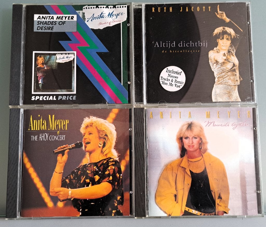 Cd's: 3 x Anita Meyer en 1x Ruth Jacott (prijs per stuk), Cd's en Dvd's, Ophalen, Zo goed als nieuw