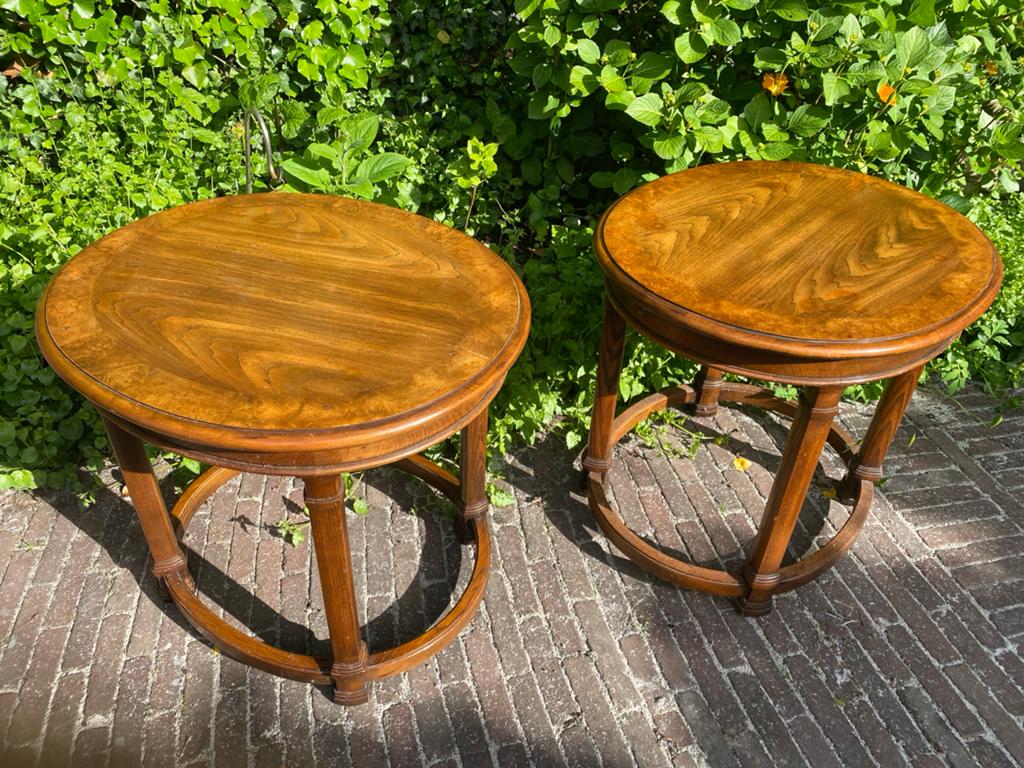 paar nette ovaale salon tafeltjes, Ophalen, Gebruikt, Ovaal, 50 tot 100 cm