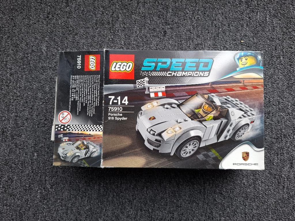 Lego 75910 Porsche Speedchampions, Gebruikt, Lego, Compleet, Complete set