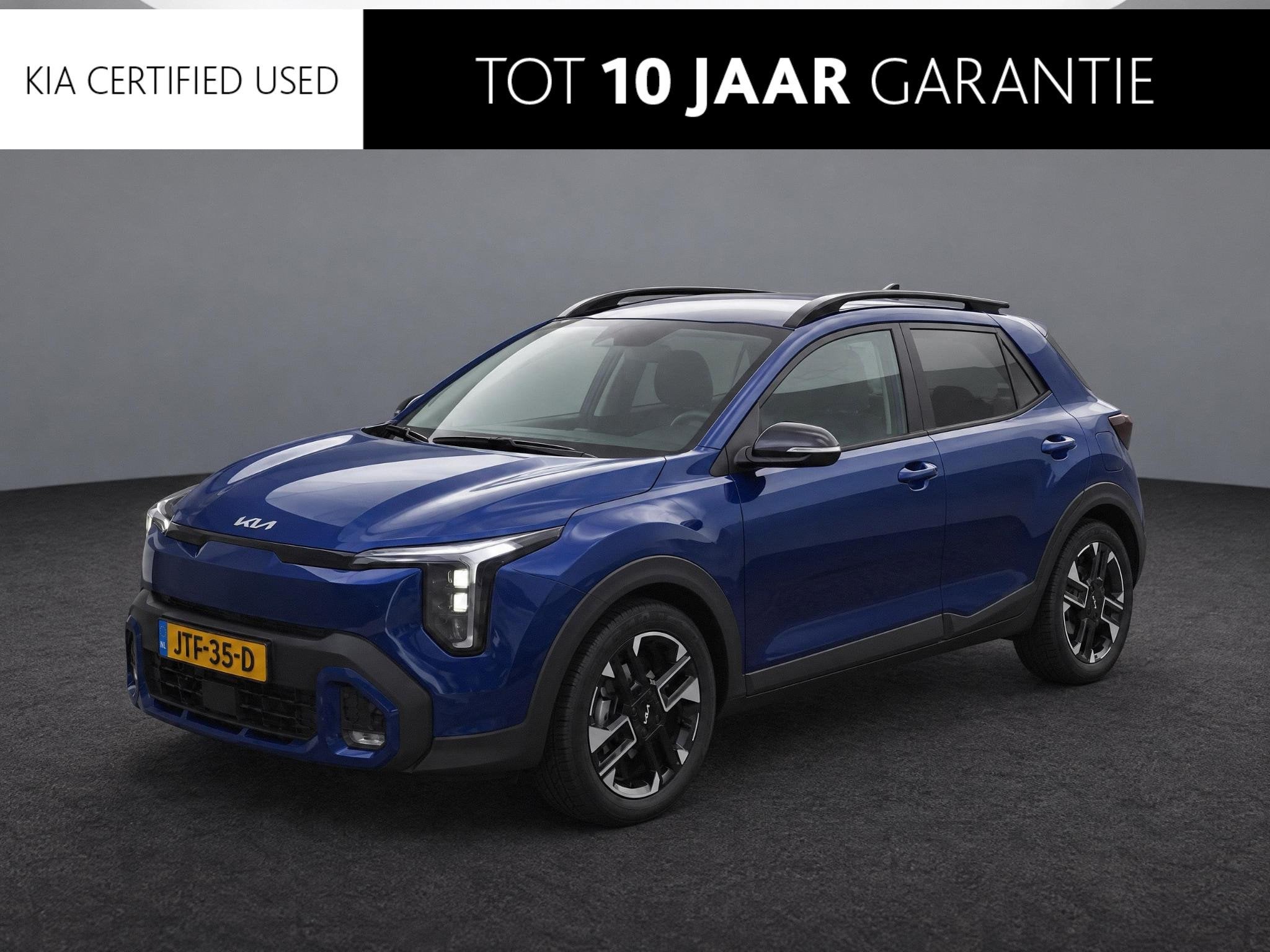 Kia Stonic 1.0 T-GDi MHEV GT-Line | Demo | Nieuw Type | Auto, Auto's, 450 kg, Euro 6, Blauw, Origineel Nederlands