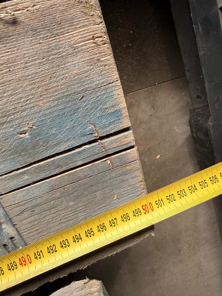 Steigerplanken 5 meter lang 19 breed 32 dik, Doe-het-zelf en Verbouw, Hout en Planken, Ophalen, Gebruikt, 25 tot 50 mm, Plank