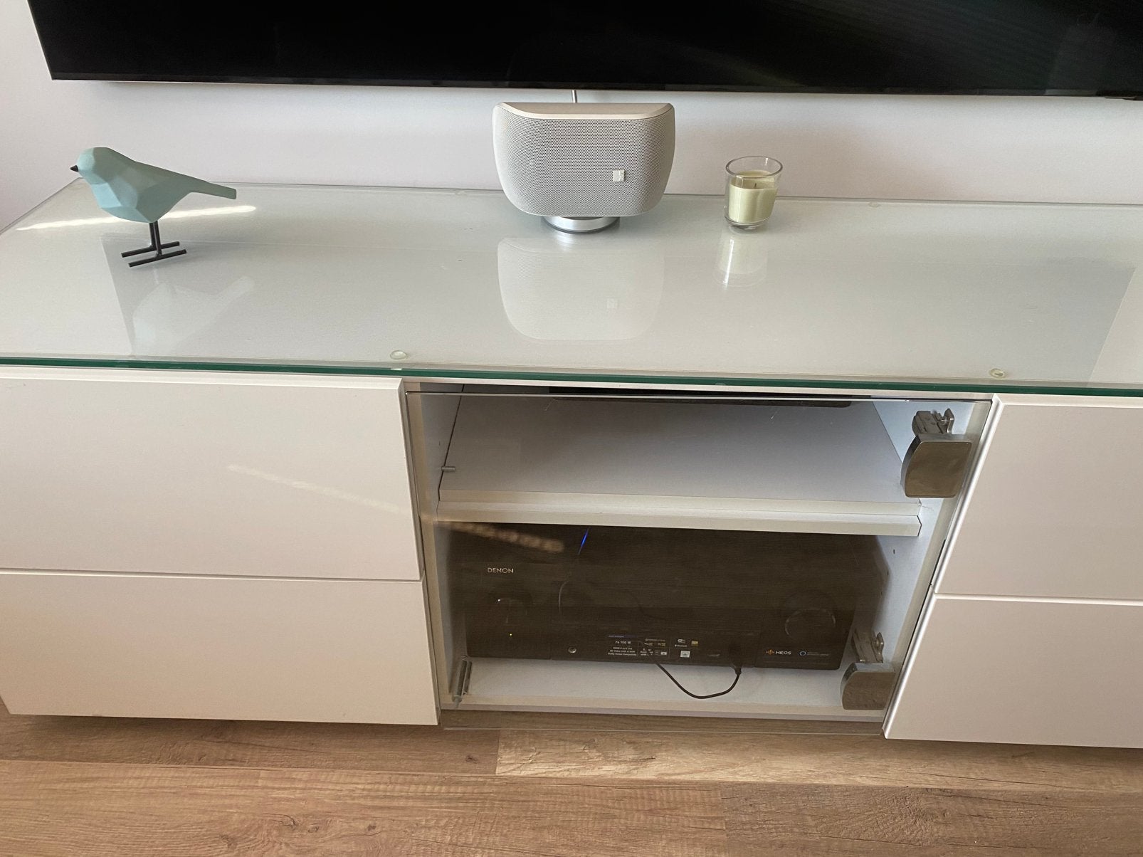 Stereo meubel, Ophalen, Gebruikt, Minder dan 100 cm, Modern