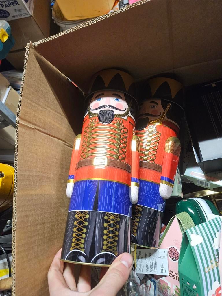 Decoratie blikken 2x nieuw!!, Ophalen of Verzenden, Nieuw, Wanddecoratie