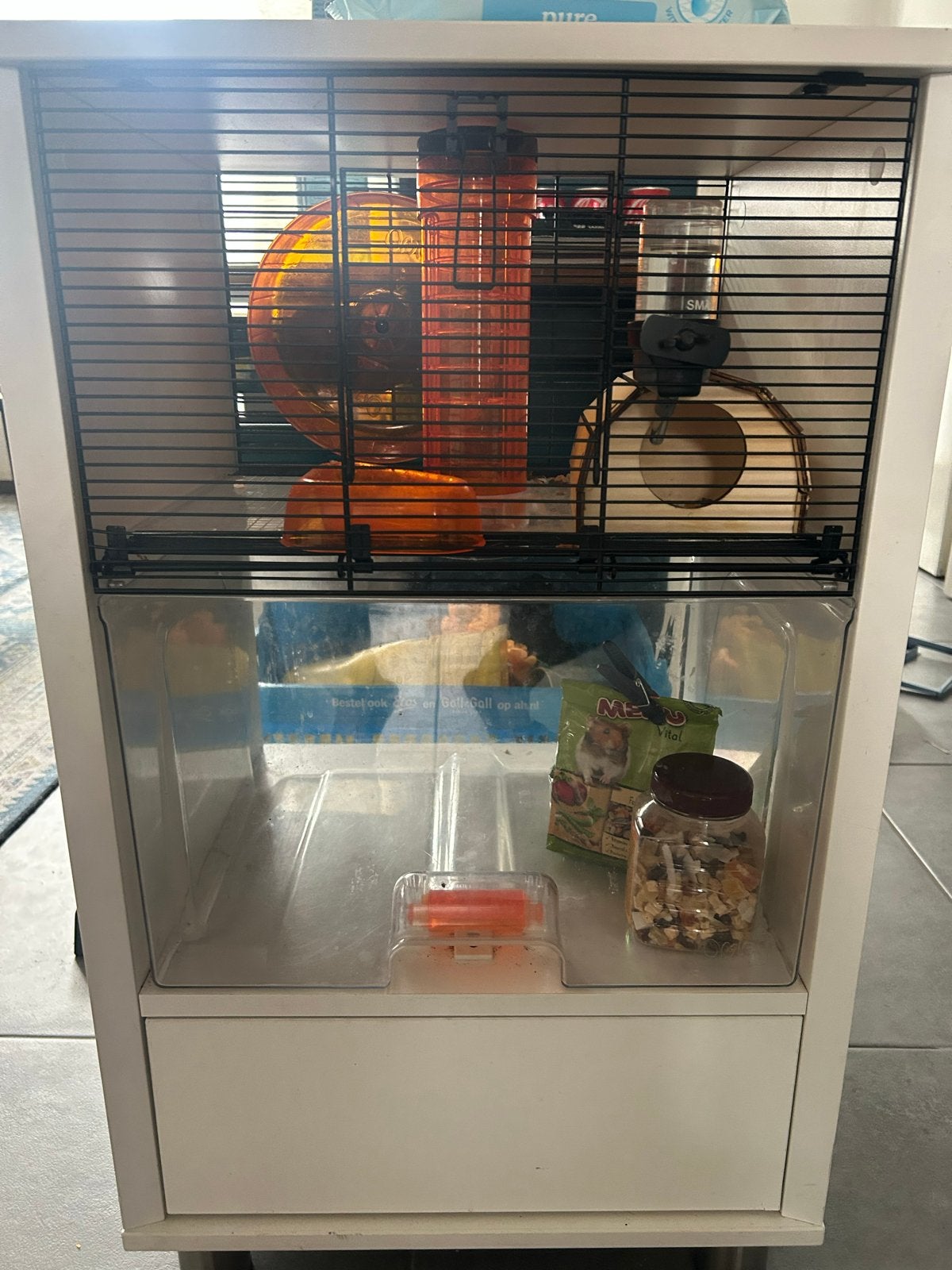 Hamsterkooi €20, Dieren en Toebehoren, Knaagdieren en Konijnen | Hokken en Kooien, Ophalen, Minder dan 75 cm, Kooi, Minder dan 60 cm
