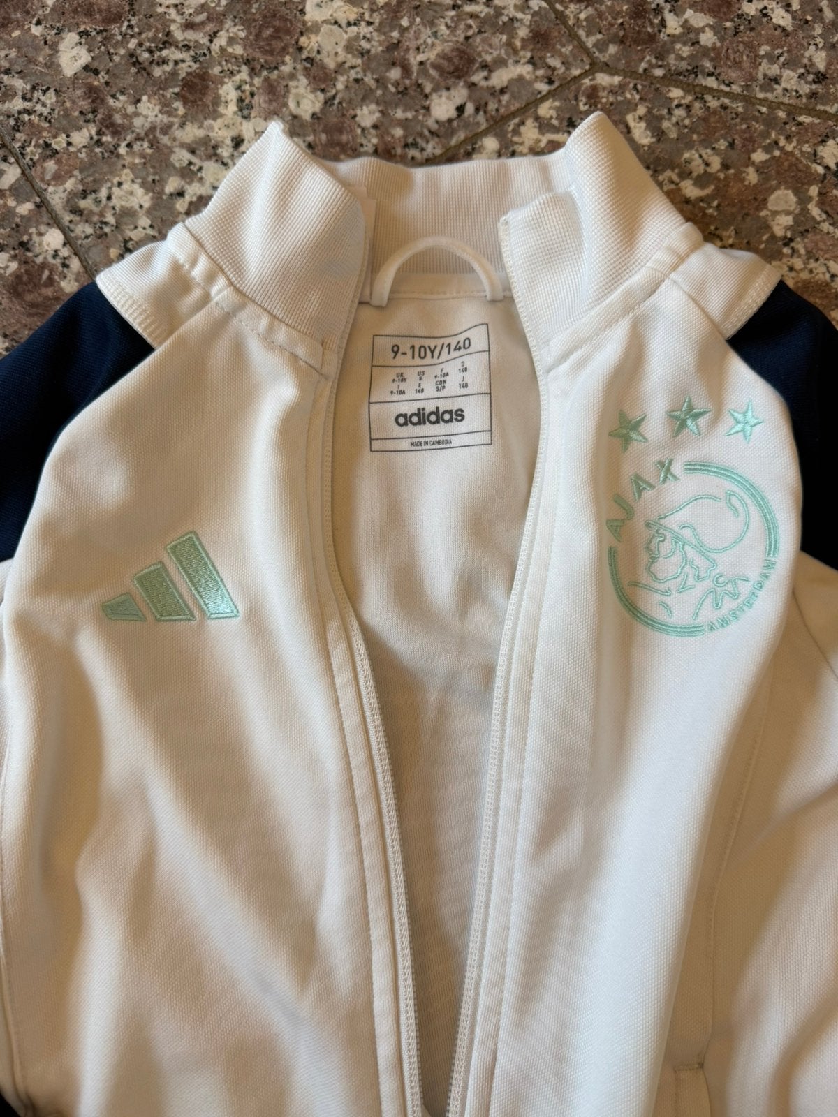 Ajax trainingspak, Ophalen of Verzenden, Zo goed als nieuw, Jongen of Meisje, Sport- of Zwemkleding