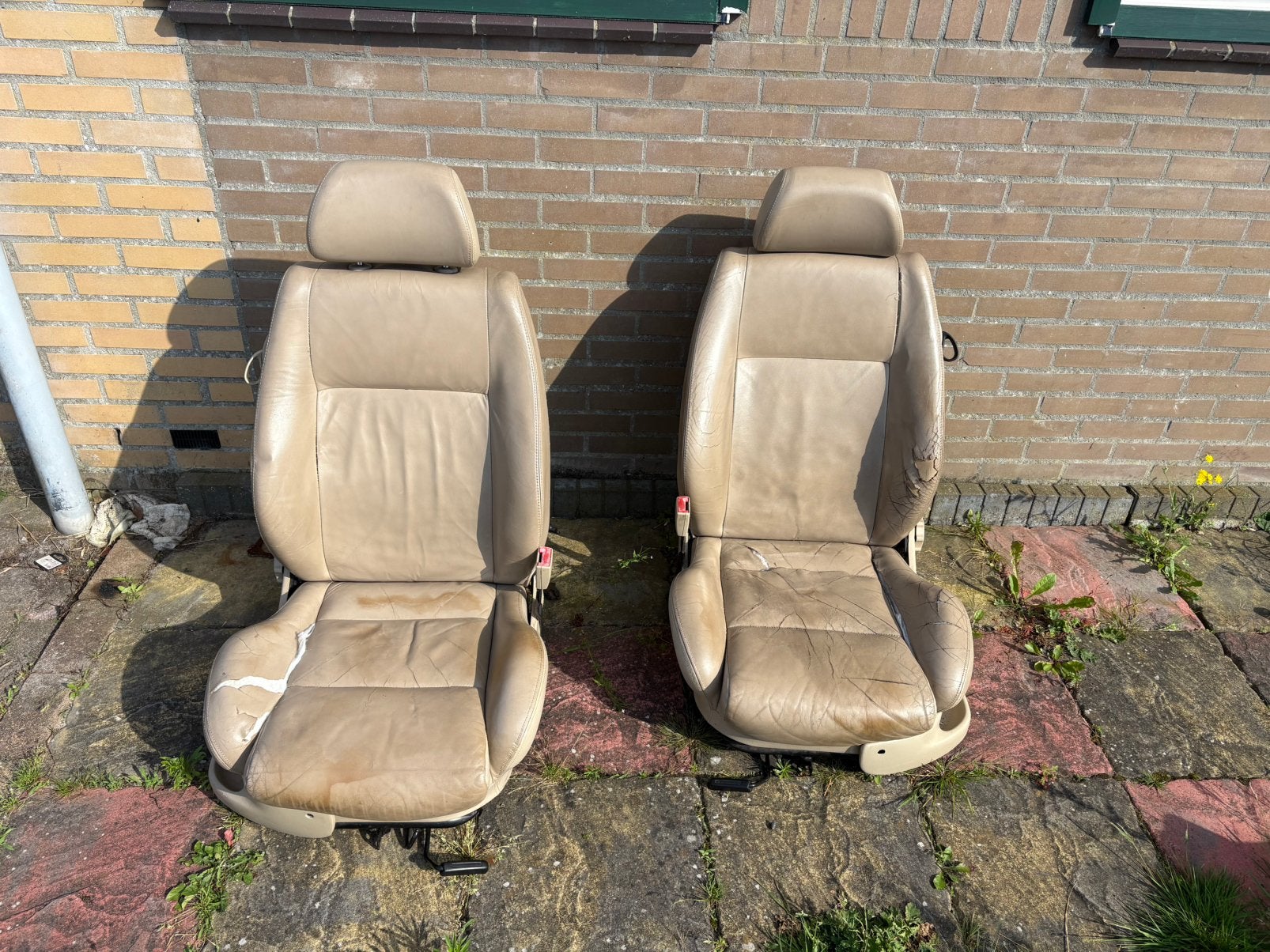 Volkswagen Golf 4 Cabrio beige lederen interieur, Auto-onderdelen, Interieur en Bekleding, Volkswagen, Ophalen of Verzenden