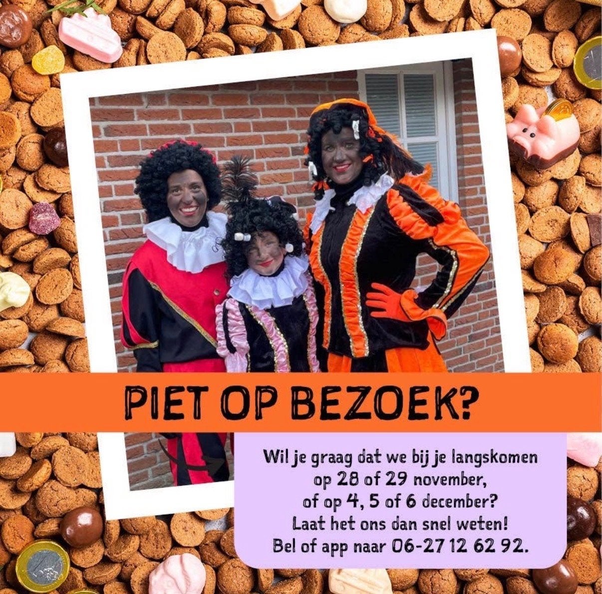 Piet op bezoek, Ophalen, Nieuw